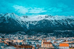 Aerial photo of Innsbruck, by Bharat Patil on Unsplash (cut from the original)